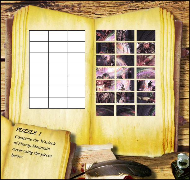 Fighting Fantasy Picture Puzzle