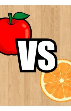 Apples to Oranges