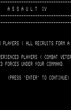 Assault IV