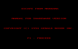 Escape from Markana