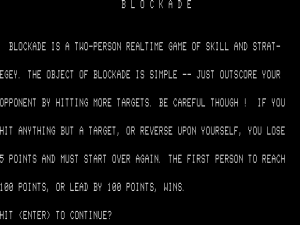 Blockade