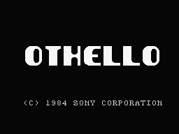 Computer Othello