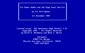 Sir Ramic Hobbs and the High Level Gorilla