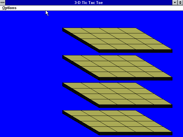 3-D Tic Tac Toe
