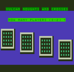 Vulcan Noughts and Crosses