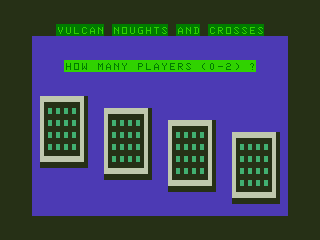 Vulcan Noughts and Crosses