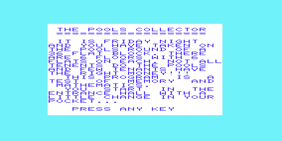 The Pools Collector