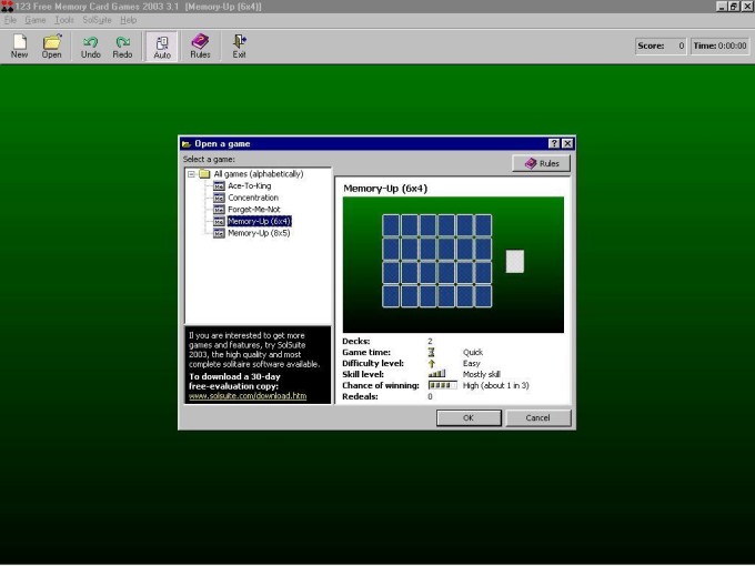 123 Free Memory Card Games