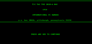 Tic Tac Toe