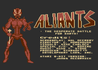 Aliants: The Desperate Battle For Earth!