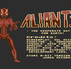 Aliants: The Desperate Battle For Earth!