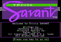 Trivia Savant