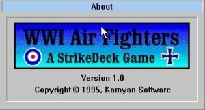 WWI Air Fighters: A StrikeDeck game