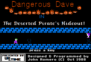 Dangerous Dave in the Deserted Pirate's Hideout!
