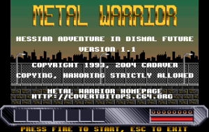 Metal Warrior: Hessian Adventure in Dismal Future
