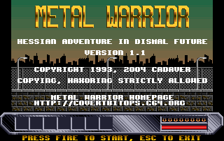 Metal Warrior: Hessian Adventure in Dismal Future