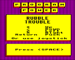 Rubble Trouble