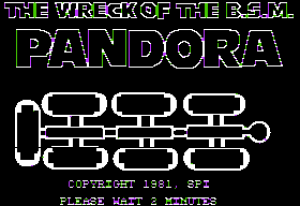 The Wreck of the B.S.M. Pandora