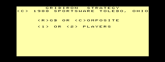 Gridiron Strategy