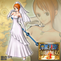 One Piece: Pirate Warriors 3 - Additional costume: Nami (Wedding)