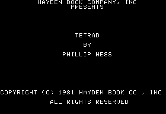 Tetrad