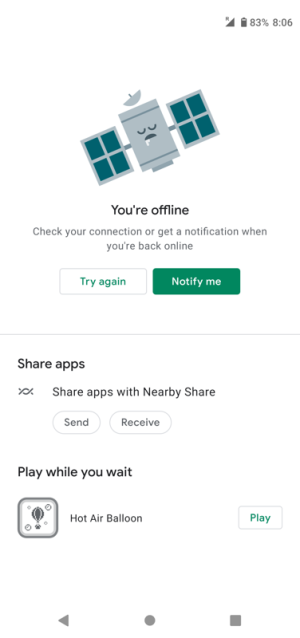 Google Play (included game)
