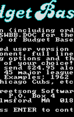Budget Baseball