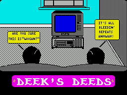Deek's Deeds