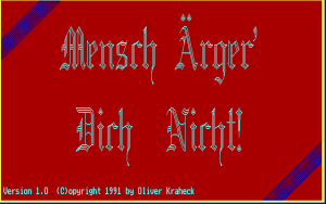 Mensch Ärger' Dich Nicht!