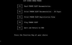 Video Poker Slot