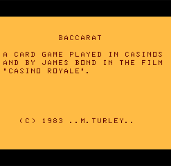 Baccarat