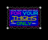 For Your Thighs Only