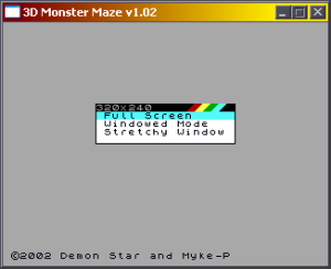 3D Monster Maze