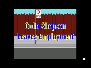 Colin Simpson Leaves Employment