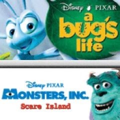 Disney•Pixar A Bug's Life / Disney•Pixar's Monsters, Inc.: Scare Island