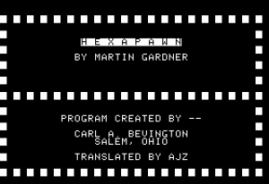 Hexapawn