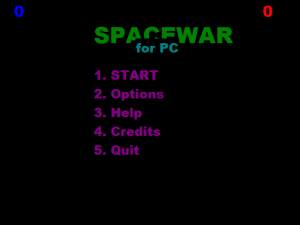 Spacewar for PC