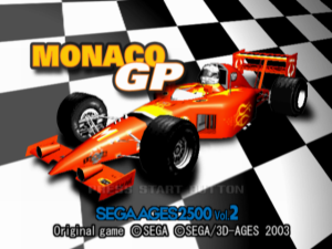 Sega Ages 2500: Vol.2 - Monaco GP
