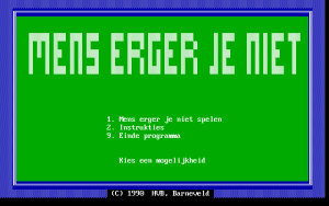 Mens Erger Je Niet