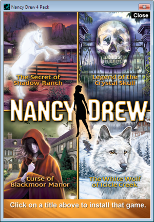 Nancy Drew: A Mystery Adventure 4 Pack
