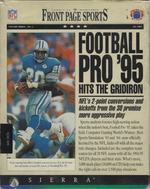 Front Page Sports: Football Pro '95