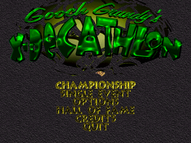 Gooch Grundy's X-Decathlon