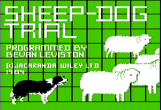 Sheep-Dog Trial