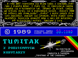 Tumitak z podziemnych korytarzy