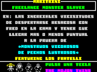 Maritrini, Freelance Monster Slayer en «Las increíbles vicisitudes de despertarse resacosa con Fred en la cama y tener que llegar más o menos puntual a la prueba de «Monstruos Vigorosos de Pechos Lustrosos»» featuring Los Fratelli