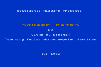 Square Pairs