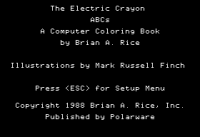 The Electric Crayon: ABC's