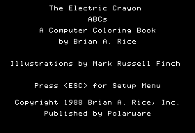 The Electric Crayon: ABC's