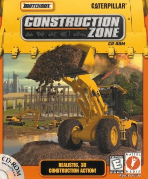 MatchBox Caterpillar Construction Zone