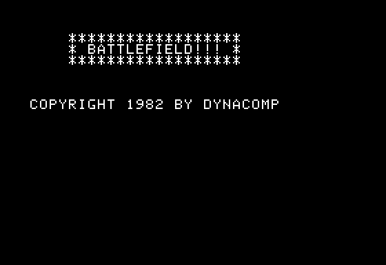 Battlefield!!!
